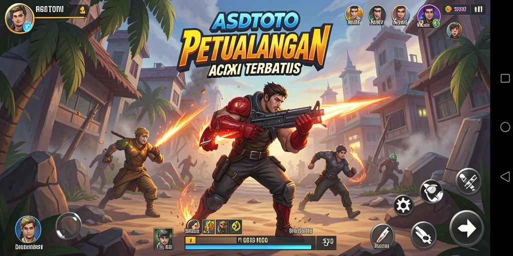 Screenshot gameplay <strong>ASDTOTO</strong> menampilkan aksi seru dalam pertempuran.