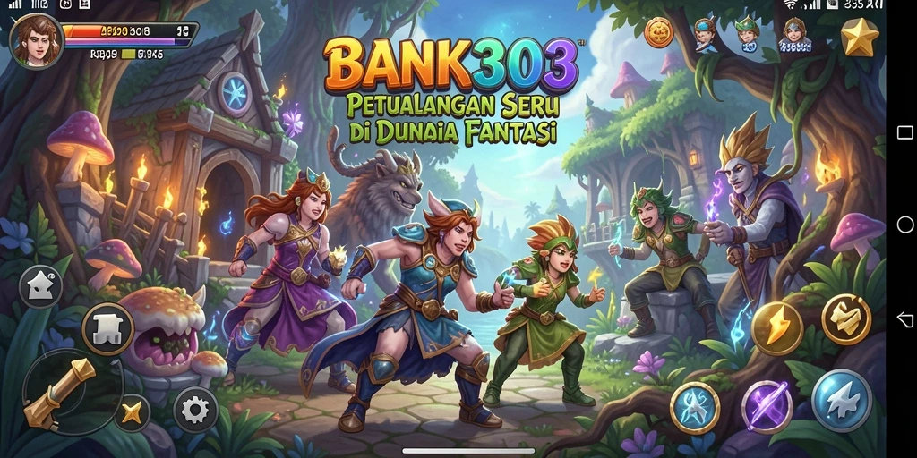 Tampilan aksi seru dalam permainan BANK303 yang penuh tantangan.