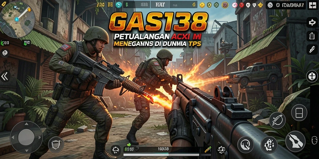Tangkapan layar aksi intens dari gameplay GAS138 dengan visual memukau.