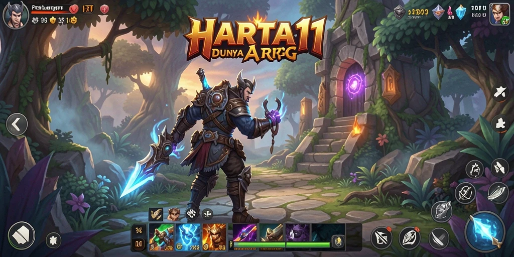 Tangkapan layar menampilkan aksi seru dalam gameplay HARTA11.