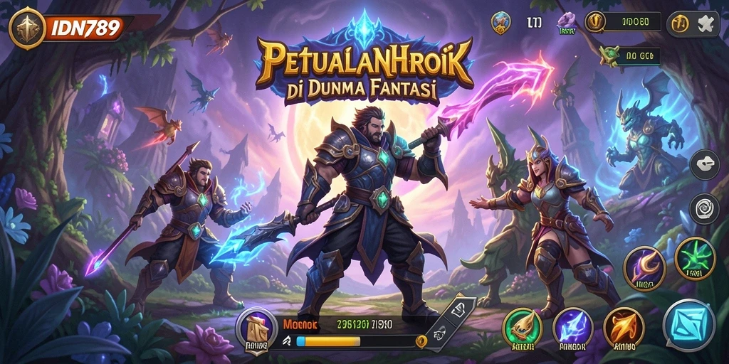 Tampilan gameplay seru dan grafis memukau dari IDN789.