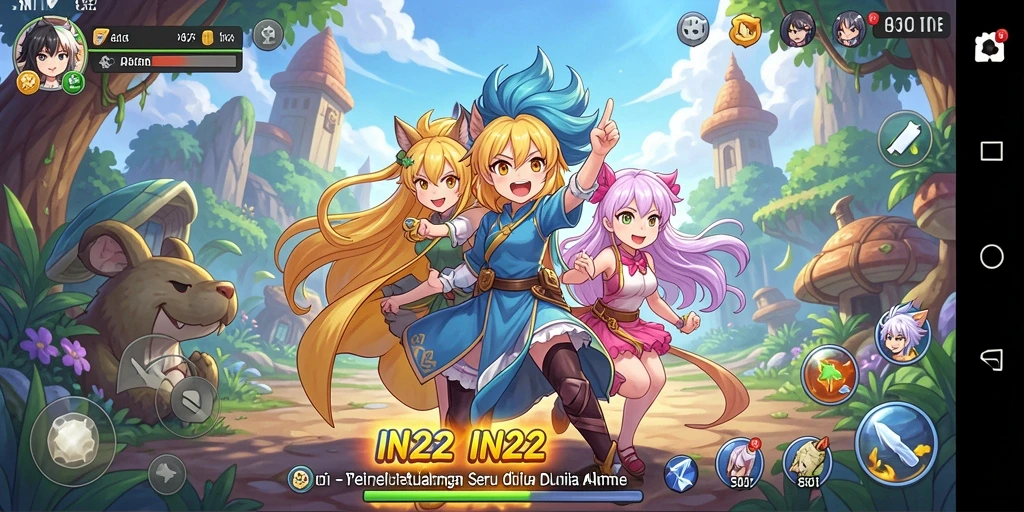 Gameplay seru di dunia Anime yang menakjubkan.