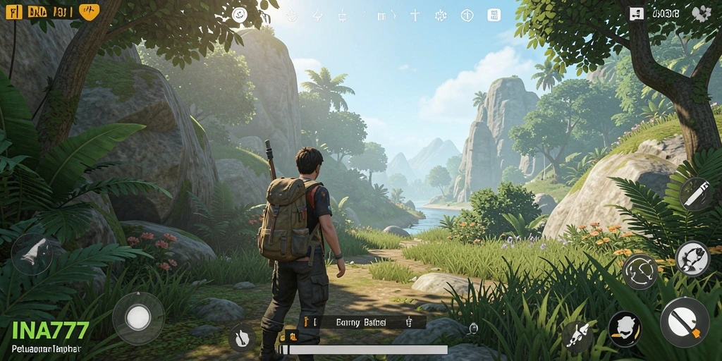 Tampilan gameplay menarik dari INA777 di dunia terbuka
