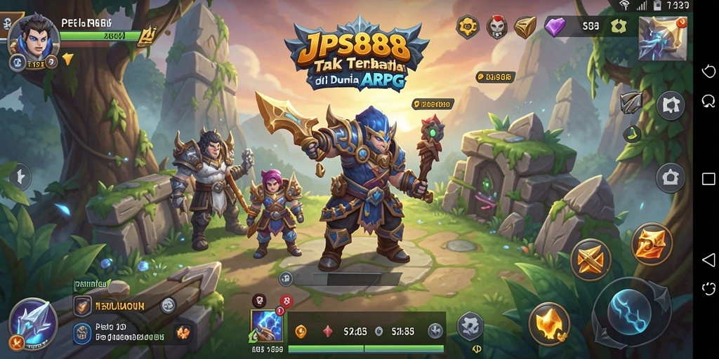 Gambaran gameplay seru JPS888 dalam dunia ARPG yang menawan.