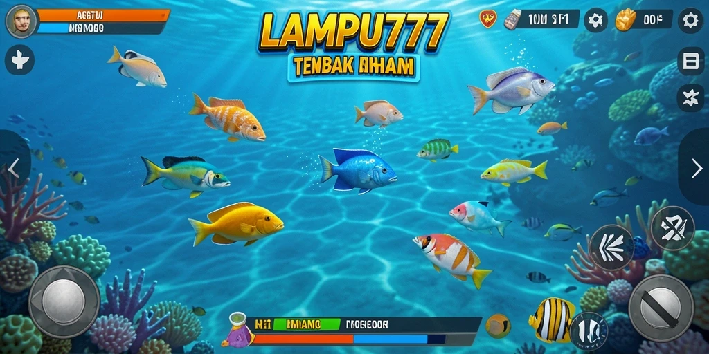 Tampilan gameplay LAMPU777 yang menakjubkan dalam Tembak Ikan.