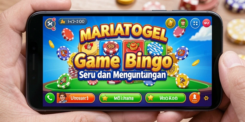 Tampilan gameplay seru di MARIATOGEL dengan berbagai pilihan Bingo.