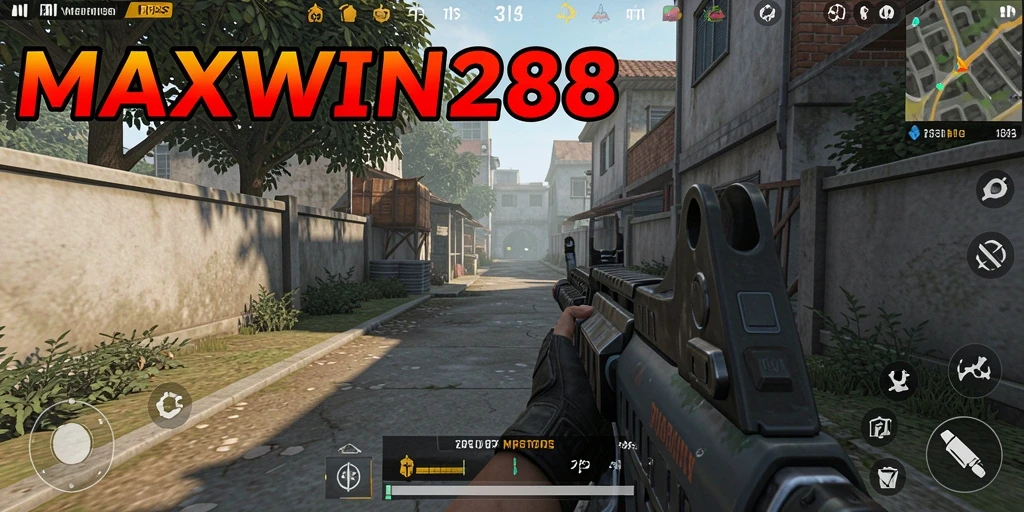 Gameplay seru MAXWIN288 dalam mode TPS yang intens.