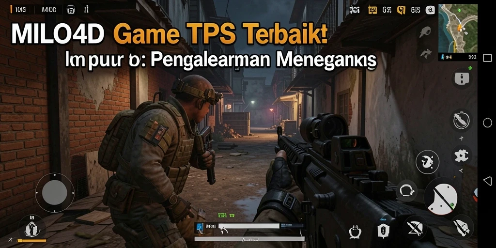 Tangkapan layar menunjukkan pertempuran intens dalam MILO4D.