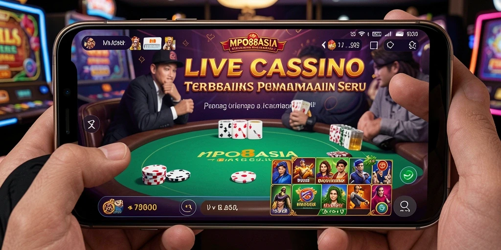 Tampilan gameplay Live Casino MPO88ASIA yang mendebarkan.