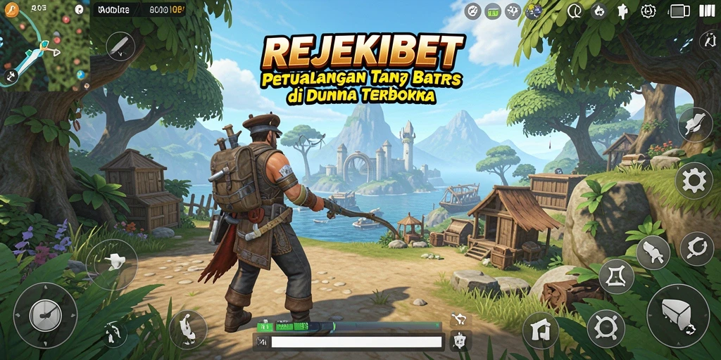 Tampilan menarik gameplay dunia terbuka REJEKIBET.