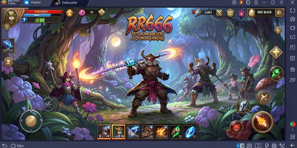 Tampilan gameplay RR666 yang menakjubkan dan mendebarkan.