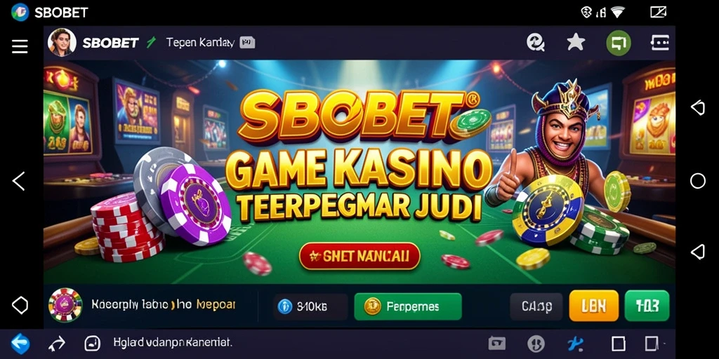 Screenshot utama SBOBET dengan gameplay menegangkan di Kasino.