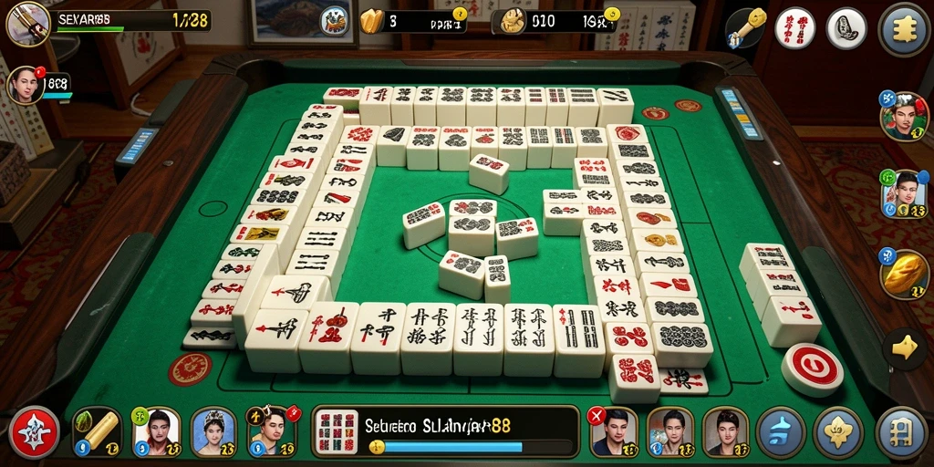 Tampilan gameplay menarik dari <strong>SELAYAR88</strong> yang menunjukkan keseruan bermain Mahjong.