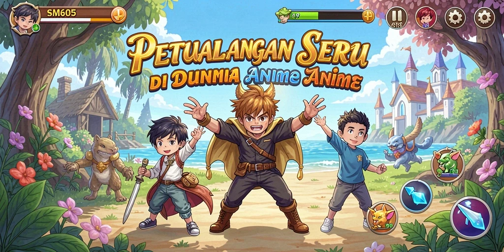 Tampilan gameplay SM605 yang menakjubkan dan mendebarkan.