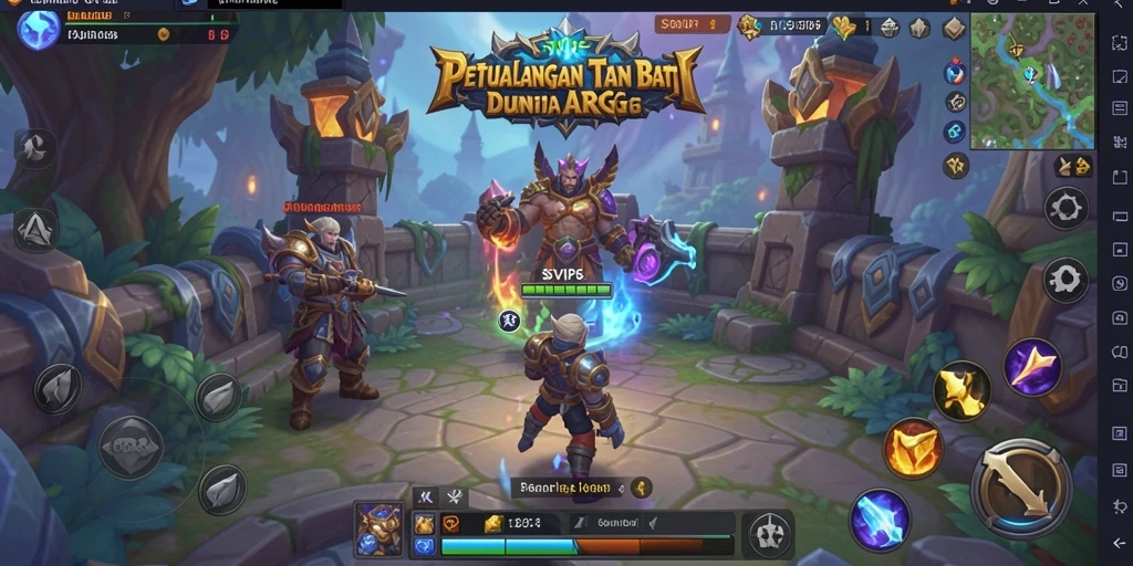Tampilan gameplay SVIP6 yang seru dan mendebarkan dalam pertarungan ARPG.
