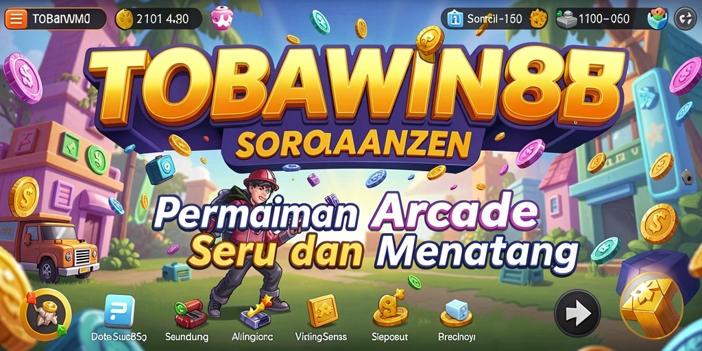 Tampilan gameplay menarik dari TOBAWIN88 dengan aksi arcade yang seru.