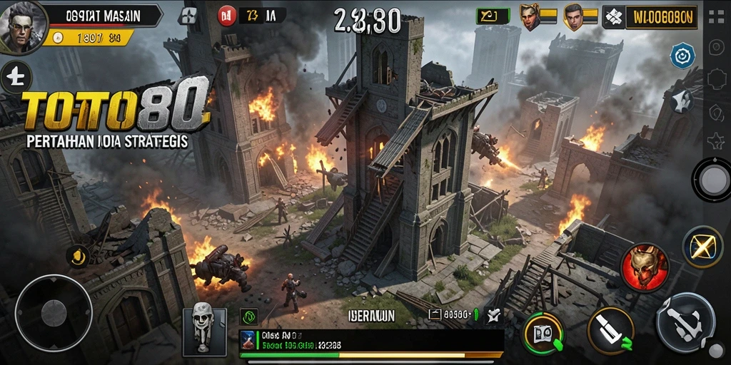 Gameplay mendebarkan TOTO80 dalam genre Tower Defense.