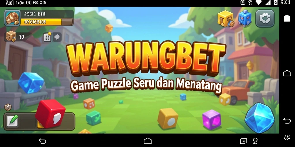 Tampilan gameplay menarik dari WARUNGBET dengan berbagai puzzle.